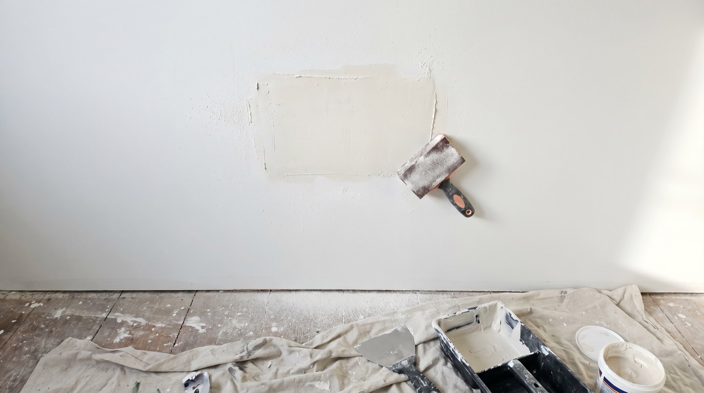 Loch in der Wand reparieren: Spachteln wie ein Profi